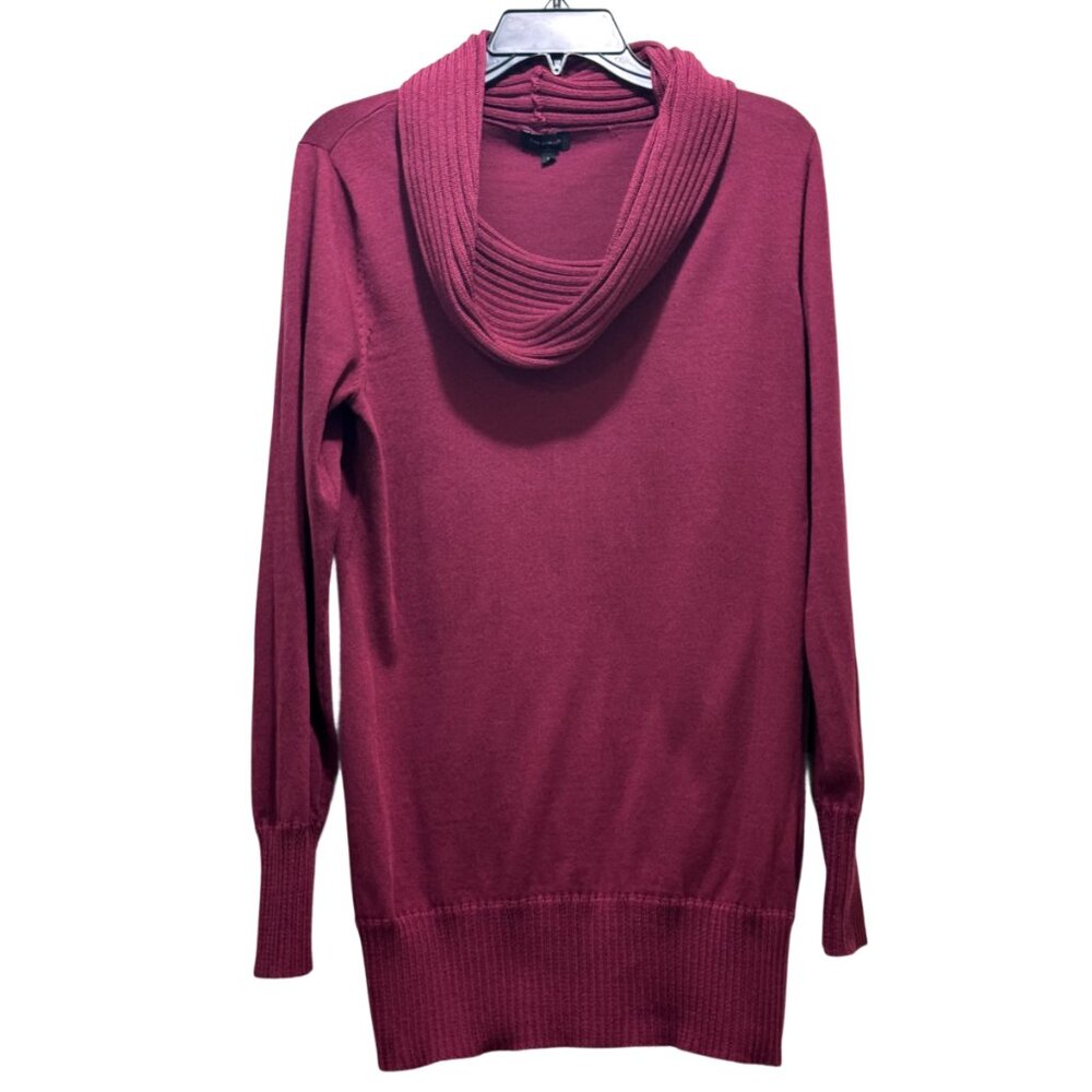 Women Over Size Burgundy Sweater Size L